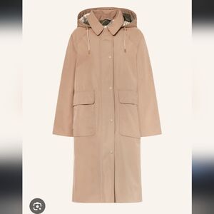 Barbour Francis Waterproof Insulated Long Coat with Removable Hood